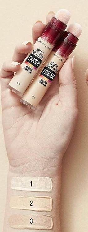 کانسیلر میبلین در آرایش روزانه با پوشانندگی بالا