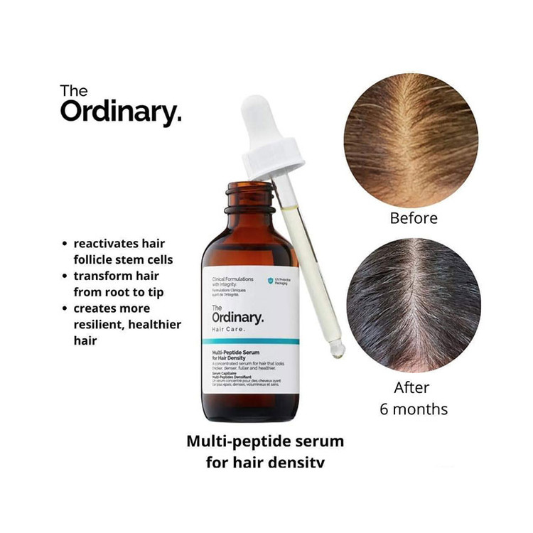 The Multi-Peptide Serum by The Ordinary is a scientifically advanced solution for boosting hair density and thickness. Featuring cutting-edge technologies like Redensyl™ and CAPIXYL.
