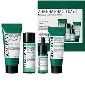 پک ضد جوش سام بای می، شامل صابون،تونر ،سرم برای درمان و جای جوش