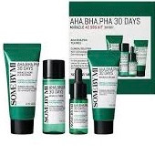 پک ضد جوش سام بای می، شامل صابون،تونر ،سرم برای درمان و جای جوش