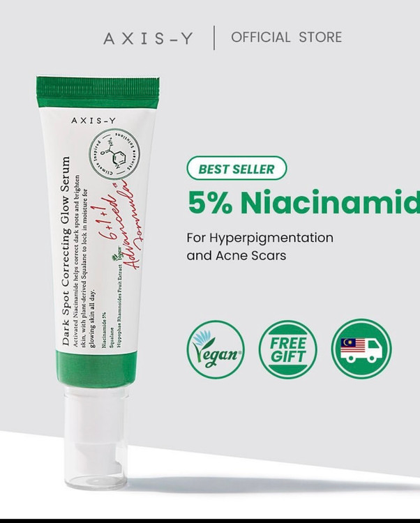 سرم ضد لک و روشنکننده AXIS-Y Dark Spot Correcting Glow Serum حجم 50 میل