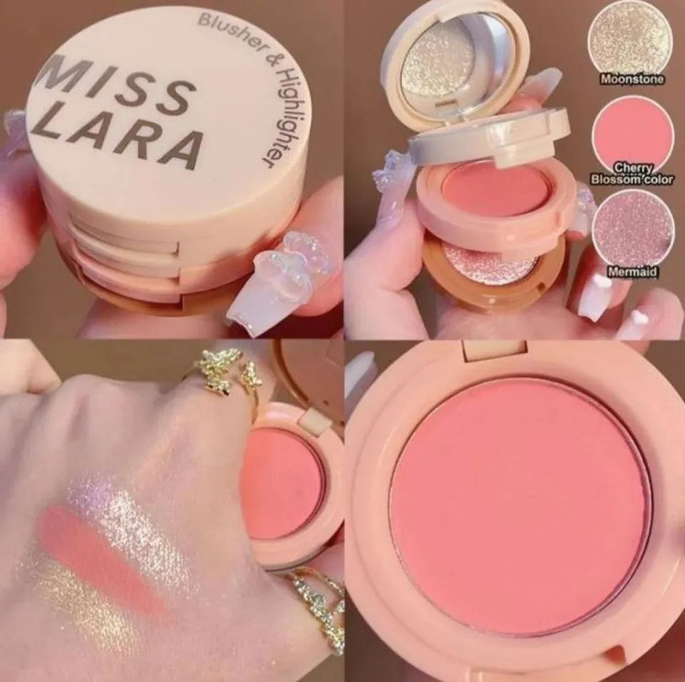 سایه رژگونه هایلایتر سه رنگ میس لارا