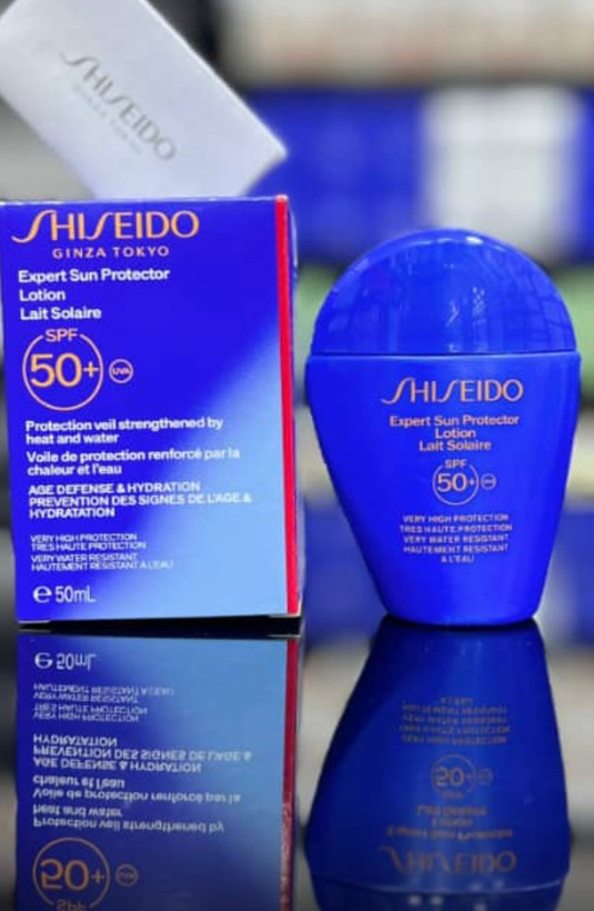 کرم ضد آفتاب شیسیدو با spf 50 حجم 50 میل